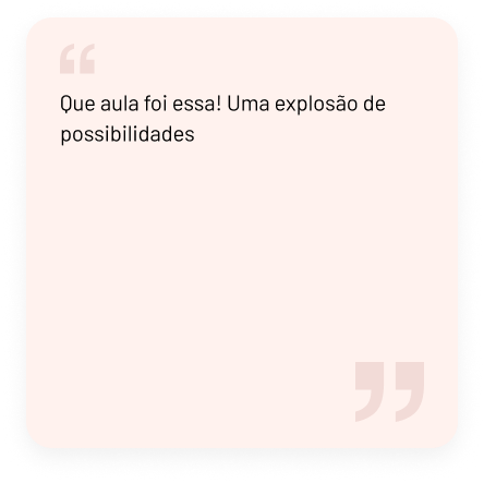 Depoimento Aluna Especialização Meio Fio Atelier